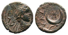 MESOPOTAMIA, Carrhae. Elagabalus. AD 218-222. Æ .

Weight:2,84 gr
Diameter: 16 mm