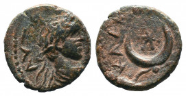 MESOPOTAMIA, Carrhae. Elagabalus. AD 218-222. Æ .

Weight:2,84 gr
Diameter: 16 mm
