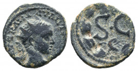 Elagabalus Æ of Antioch, Syria. AD 218-222..

Weight: 3,43 gr
Diameter: 18 mm