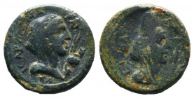 CILICIA, Autonomous Issues. Circa 66 BC-1st century AD. Æ .

Weight: 4,66 gr
Diameter:18 mm