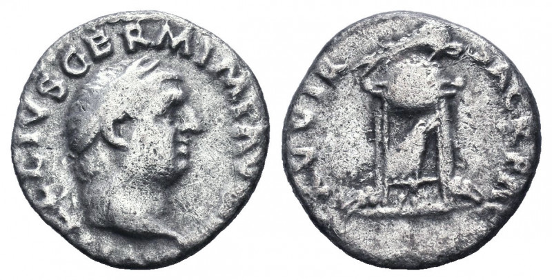 VITELLIUS, A.D. 69. AR Denarius, Rome Mint. "A VITELLIVS GERMANICVS IMP", laurea...