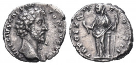 Marcus Aurelius , as Caesar (139-161 AD). AR Denarius .

Weight:3,35 gr
Diameter:16 mm