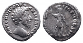 Marcus Aurelius , as Caesar (139-161 AD). AR Denarius .

Weight:3,6 gr
Diameter:17 mm