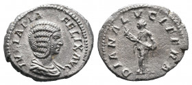 Julia Domna. Augusta, A.D. 193-217. AR denarius.

Weight:2,93 gr
Diameter:17 mm