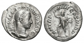 Severus Ale.ander. A.D. 222-235. AR denarius.

Weight:2,40 gr
Diameter:19 mm