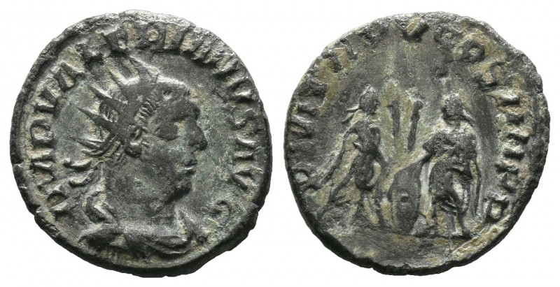 Valerianus I , as Caesar (256-258 AD). Antoninianus .

Weight: 2,88 gr
Diamet...