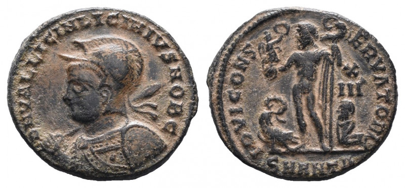 Licinius I AD 308-324. Follis Æ.

Weight: 3,37 gr
Diameter: 18 mm