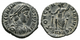 Gratian (367-383), Ae..

Weight: 2,47 gr
Diameter: 16 mm