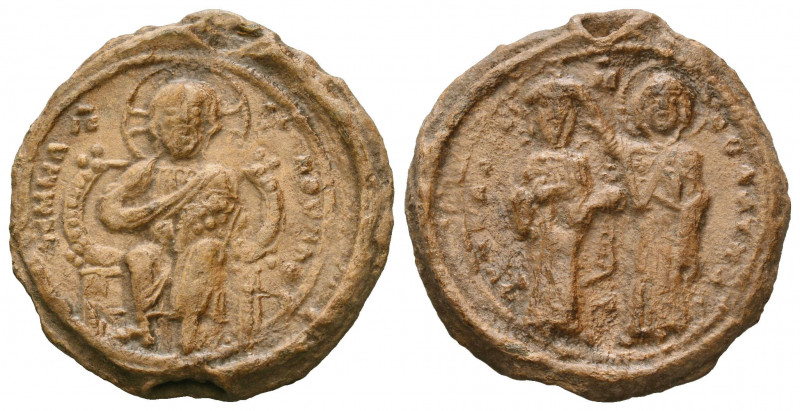 Imperial lead seal of 
Constantinos Doukas (1059-1067).
An interesting histori...