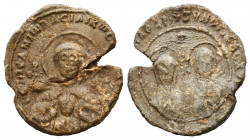 Byzantine Lead Seals, 7th - 13th Centuries.

Weight:7,85 gr
Diameter:24 mm