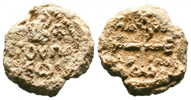 Byzantine Lead Seals, 7th - 13th Centuries.

Weight:14,45 gr
Diameter:23 mm