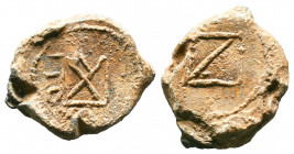 Byzantine Lead Seals, 7th - 13th Centuries.

Weight:9,52 gr
Diameter:20 mm