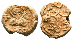 Byzantine Lead Seals, 7th - 13th Centuries.

Weight:9,17 gr
Diameter:19 mm