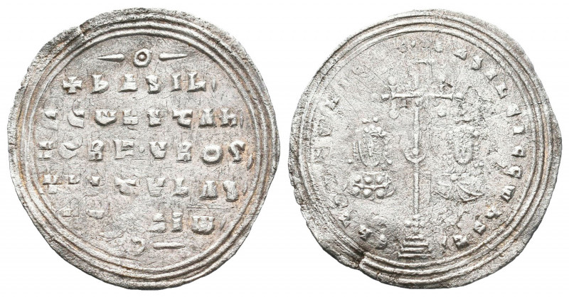 Basil II & Constantine VIII
Miliaresion. Constantinople, 989-1025. BN – cf. 10....