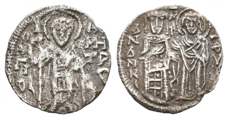 ANDRONICUS III. 1328-1341. AR Basilikon. Constantinople mint. Christ enthroned f...