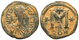 Anastasius I. 491-518. AE follis .

Weight: 17,33 gr
Diameter: 37 mm