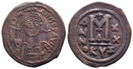 Justinian I (A.D. 527-565), AE Follis,.

Weight:20,55 gr
Diameter:36 mm