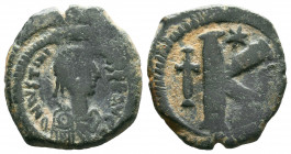 Justinian I (A.D. 527-565), AE Half Follis,.

Weight: 9,80 gr
Diameter: 25 mm