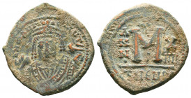 Mauricius Tiberius (582-602 AD). AE Follis.

Weight:11,55 gr
Diameter: 29 mm