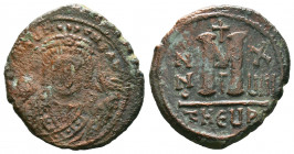 Mauricius Tiberius (582-602 AD). AE Follis.

Weight:10,7 gr
Diameter:27 mm