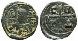 BYZANTINE EMPIRE. Romanus IV Diogenes. 1068-1071. AE follis .

Weight: 6,14 gr
Diameter: 24 mm