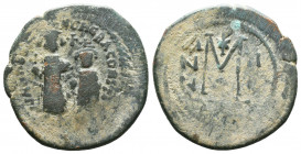 Heraclius and Heraclius Constantine. AE Follis. 610-641 AD. .

Weight: gr
Diameter: mm