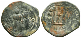 Heraclius and Heraclius Constantine. AE Follis. 610-641 AD. .

Weight: gr
Diameter: mm