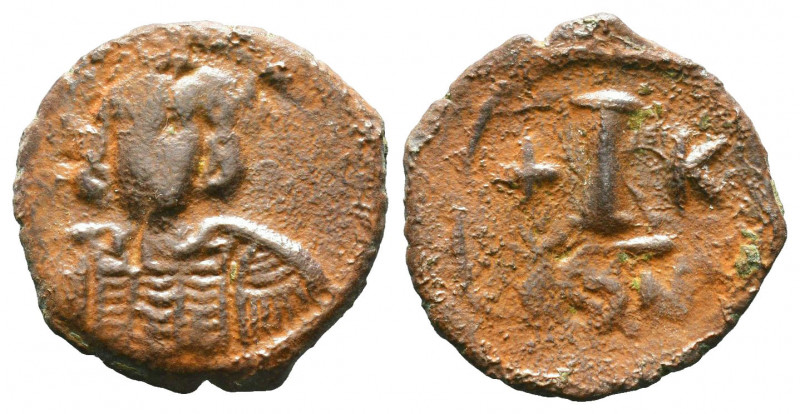 Constantine IV. 668-685 AD. AE Decanummium, .

Weight: gr
Diameter: mm