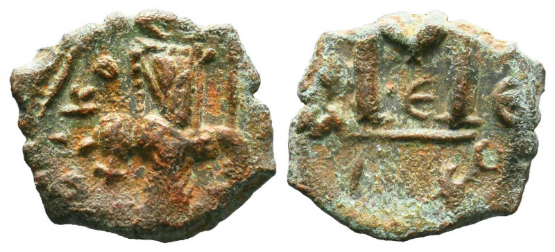 Constans II, 641-668. Æ Follis .

Weight: gr
Diameter: mm