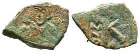 Leontius. 695-698 AD. AE Half follis. .

Weight: gr
Diameter: mm