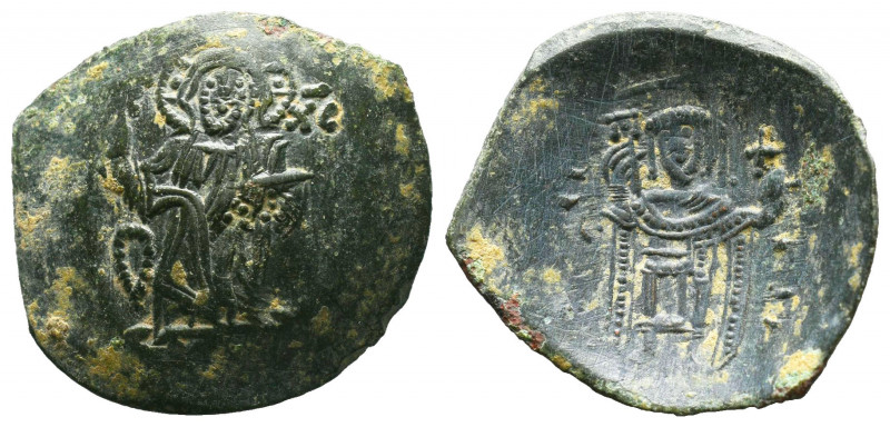 BYZANTINE EMPIRE. 9th - 13th Century. AE Cup Coin.

Weight: gr
Diameter: mm