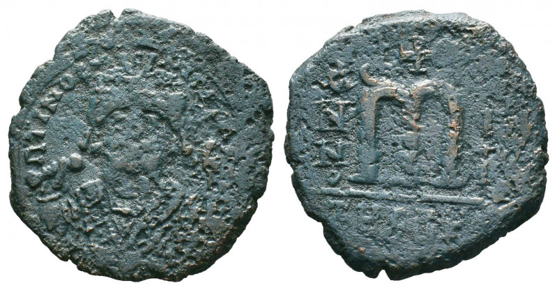 Mauricius Tiberius (582-602 AD). AE Follis.

Weight: gr
Diameter: mm