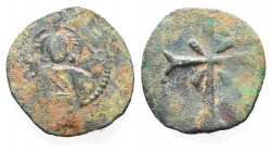 CRUSADERS, Edessa. 1119-1150. Æ Follis .

Weight: 1.7 gr
Diameter: 21 mm