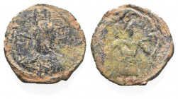 RUSADERS, Counts of Edessa. Baldwin II. 1100-1118. Æ Follis .

Weight: 3.7 gr
Diameter: 21 mm