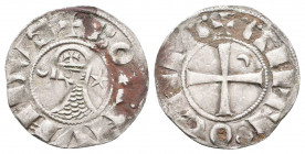 Crusaders, Principality of Antioch. Bohémond III AR Denier. Circa 1163-1188..

Weight: 0.9 gr
Diameter: 18 mm