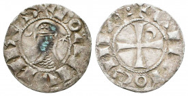 Crusaders, Principality of Antioch. Bohémond III AR Denier. Circa 1163-1188..

Weight: 0.9 gr
Diameter: 17 mm
