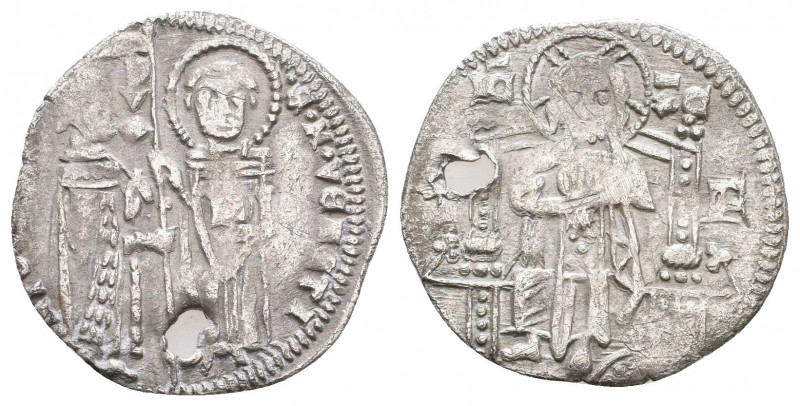 Italy, Venice. Antonio Veniero. 1382-1400. AR grosso.

Weight: 1.8 gr
Diamete...