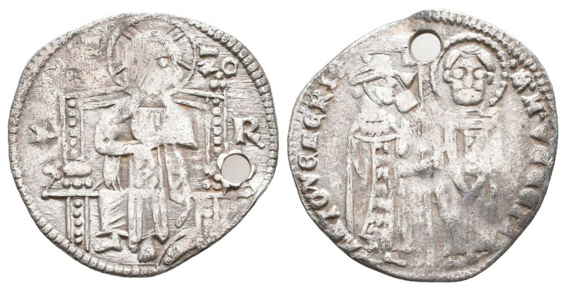 Italy, Venice. Antonio Veniero. 1382-1400. AR grosso.

Weight: 1.8 gr
Diamete...