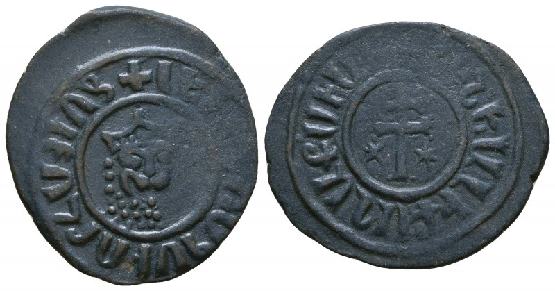 Armenia. Levon I (1187-1219). AE Tank.

Weight: 6.5 gr
Diameter: 31 mm