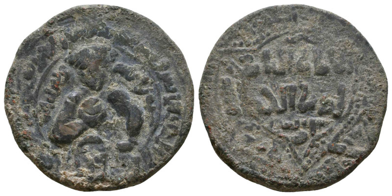 Artuqids of Mardin, Nasir al-Din Artuq Arslan Æ Dirham..

Weight: 13.2 gr
Dia...