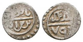 Ottoman Silver Akce , Ar.

Weight: 1.0 gr
Diameter: 11 mm