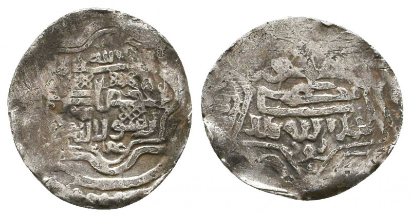 Ottoman Silver Akce , Ar.

Weight: 0.8 gr
Diameter: 16 mm