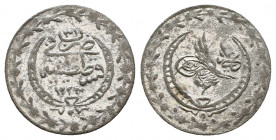 Ottoman Silver Coins , Ar.

Weight: 0.5 gr
Diameter: 17 mm