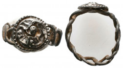 Roman Twisted Silver Wire Ring , Circa 1st - 2nd Century AD.

Weight: 2.6 gr
Diameter: 25 mm