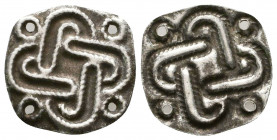 Ancient Solid Silver Fragment, Circa 1st - 2nd Century AD.

Weight: 0.4 gr
Diameter: 16 mm