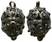 Roman Silver Bead , Circa 1st - 2nd Century AD.

Weight: 4.7 gr
Diameter: 25 mm