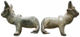 Western Asiatic Bronze Bull Statuette. 1st millennium BC.

Weight: 48.2 gr
Diameter: 51 mm