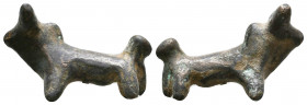 Western Asiatic Bronze Bull Statuette. 1st millennium BC.

Weight: 44.3 gr
Diameter: 49 mm