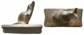 Roman Dolphin Statuette 1st-2nd century AD. 

Weight: 35.5 gr
Diameter: 37 mm