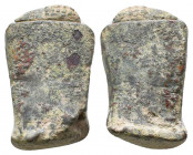 Ancient Roman Bronze object, 2nd - 3rd century A.D. .

Weight: 46.7 gr
Diameter: 33 mm
